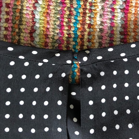 Black Polka Dot Equipment Dress - Picture 7 of 7